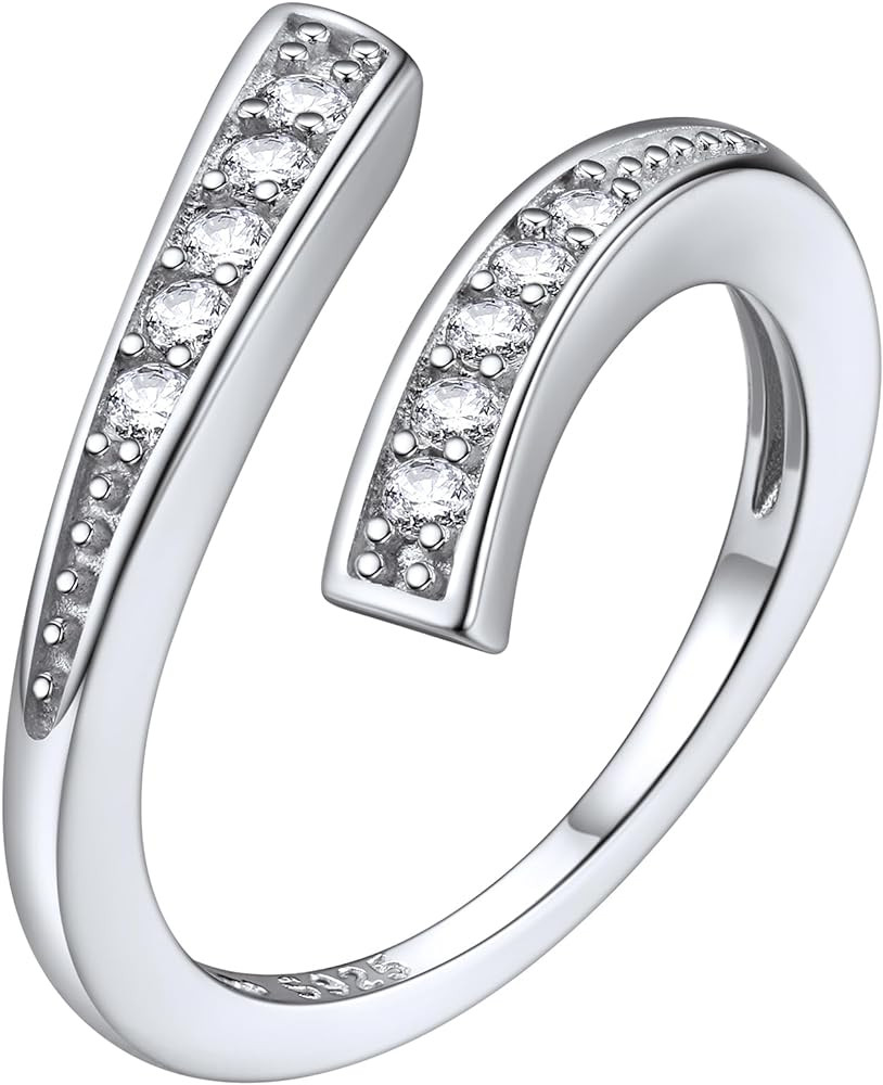 ChicSilver Toe Rings for Women 925 Sterling Silver Toe Ring Hypoallergenic Adjustable Open Rings ... | Amazon (US)