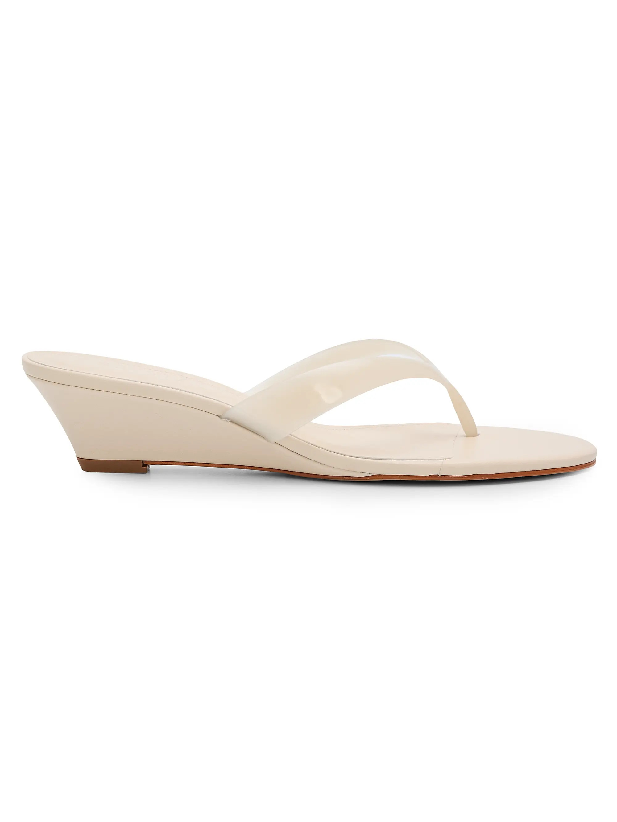 Schutz Roslyn 60MM Slip-On Wedge-Heel Sandals | Saks Fifth Avenue | Saks Fifth Avenue