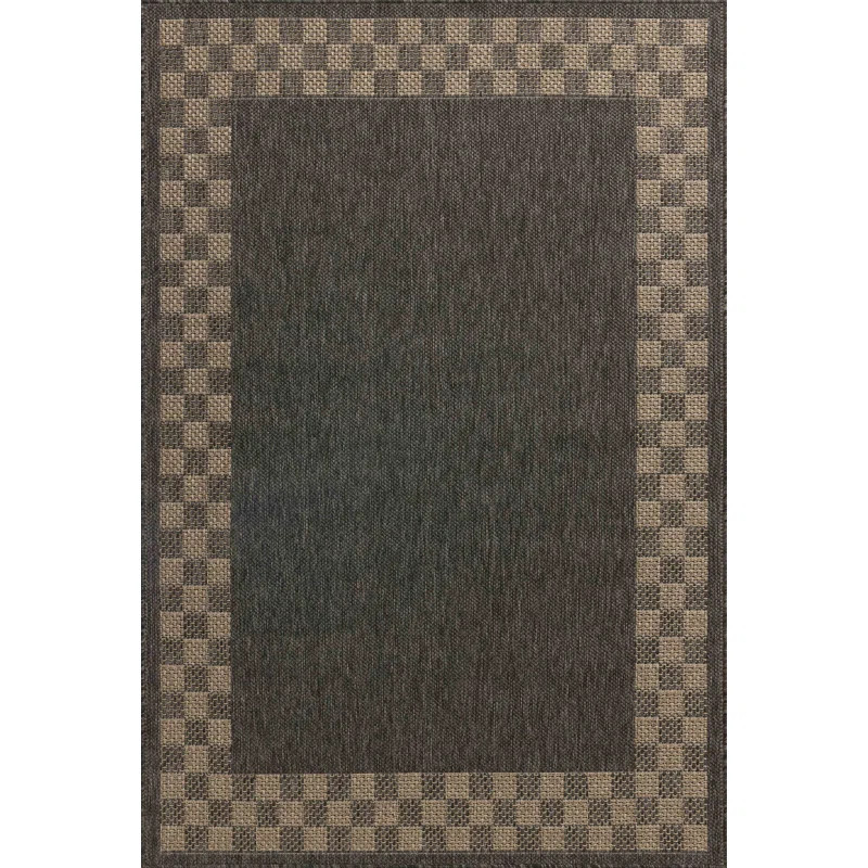 Chris Loves Julia x Loloi Providence Charcoal / Natural Indoor/Outdoor Area Rug | Wayfair North America