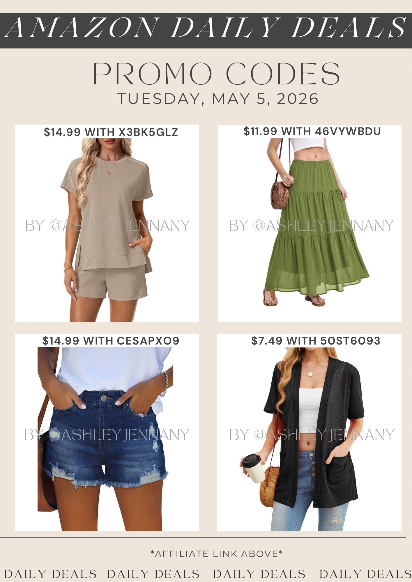 Amazon deals

#LTKSaleAlert #LTKootd #LTKMidsize