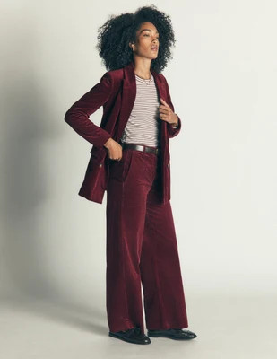 Boden Women's Double Breasted Blazer in Red | Size 10 | Boden (US)