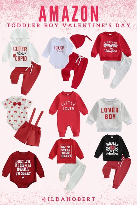 Amazon — baby and toddler boy Valentine’s Day outfits!!🤍💙

Boy, toddler, baby, kid, valentine, love, heart, outfit, Amazon fashion, affordable fashionn

#LTKSeasonal #LTKbaby #LTKfindsunder50