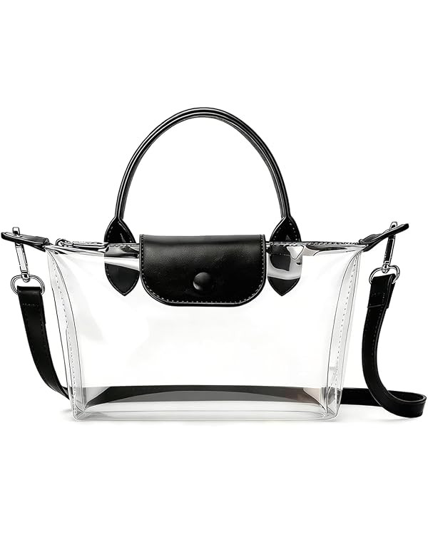 Clear Bag for Stadium Events, Small Crossbody Purse for Concerts, Sports Events World Cup, Durabl... | Amazon (US)