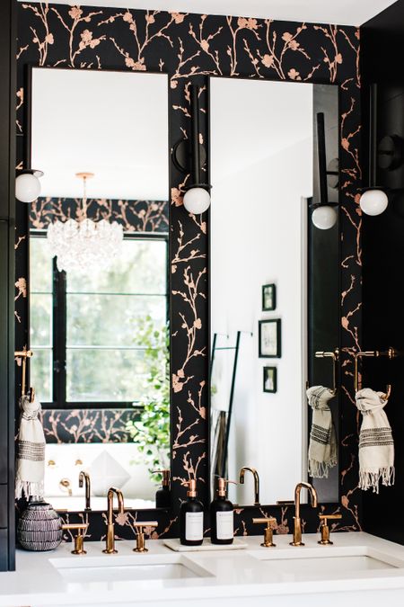 Mirrors are 20”x59”, sinks are Kohler Verticyl

Bathroom details, bathrooms mirrors, bathroom sinks, undermount sinks 

#LTKhome
