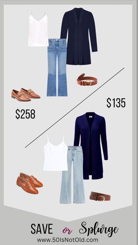 Save or Splurge! I love this casual weekend look. Perfect for fall, ballgames, or running errands  