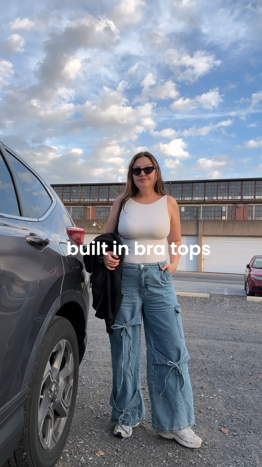 Spring is coming, so here are my favorite tops with a built-in bra that I wear all spring and summer long. I’m a 32h size 10 and wear a medium in these tops. 

#LTKSeasonal #LTKMidsize