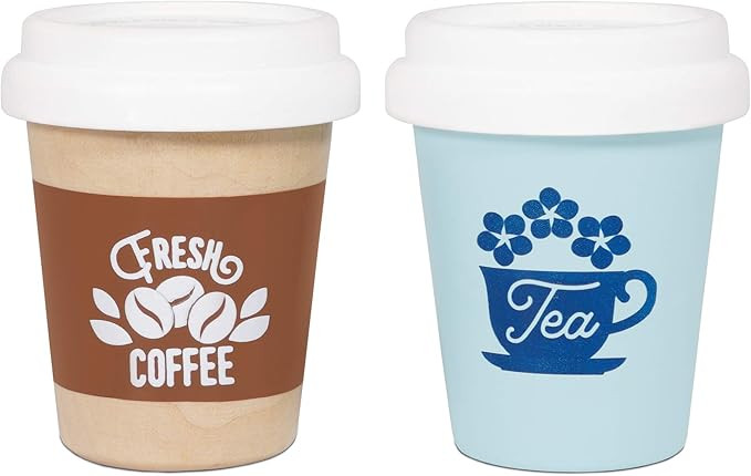 Le Toy Van - Honeybake - Take Away Coffee Cup and Tea Cup - Travel Mug Set - Kids Kitchen Accesso... | Amazon (US)