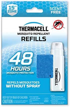 Thermacell Mosquito Repellent Refills, 48-Hour Pack; Contains 12 Repellent Mats, 4 Fuel Cartridge... | Amazon (US)