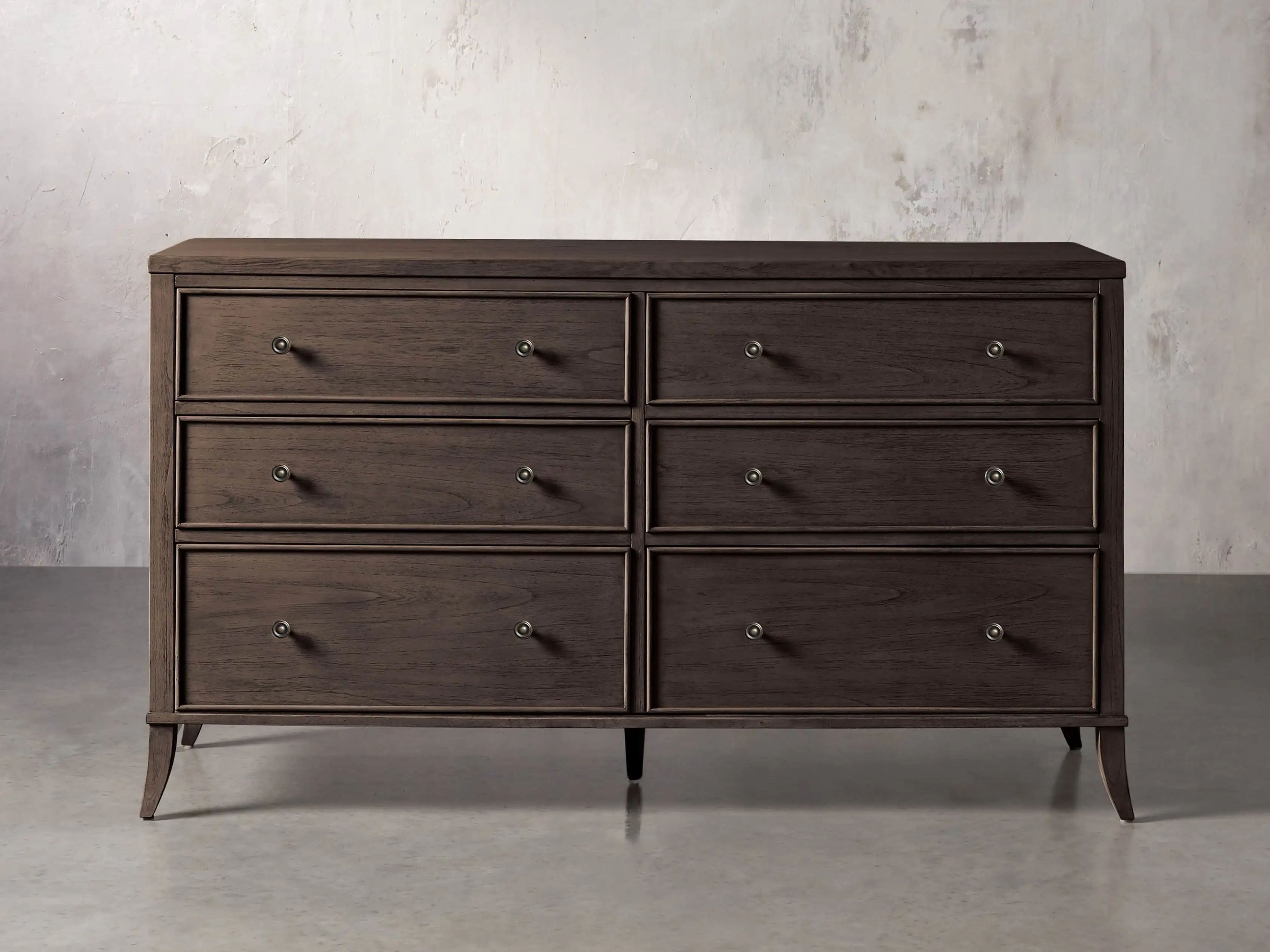 Pearson Six Drawer Wide Dresser | Arhaus