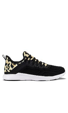 APL: Athletic Propulsion Labs TechLoom Tracer Sneaker in Black & Leopard from Revolve.com | Revolve Clothing (Global)
