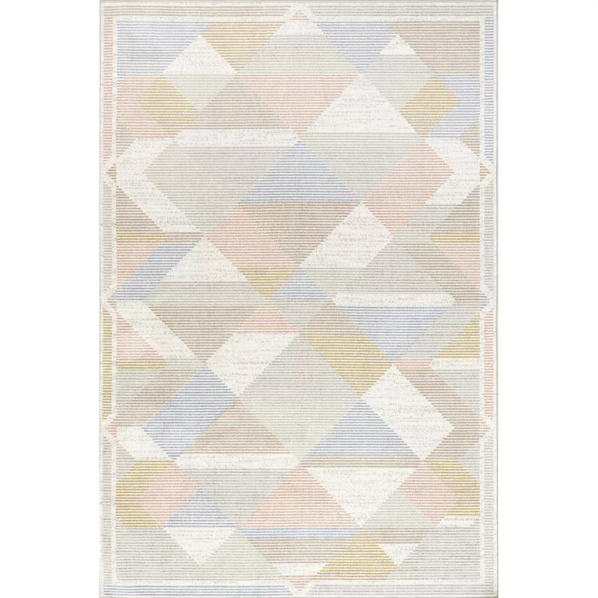 nuLOOM Ophelia Vintage Geometric Machine Washable Area Rug | Target