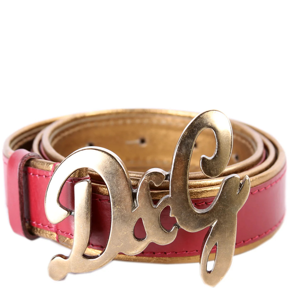 D&G Logo Belt Size 100/84 | Keeks Designer Handbags