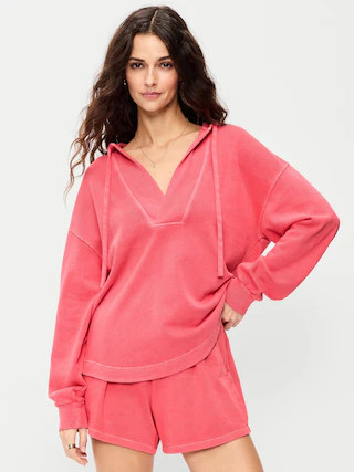 Oversized Tunic Beach Hoodie | Old Navy (US)