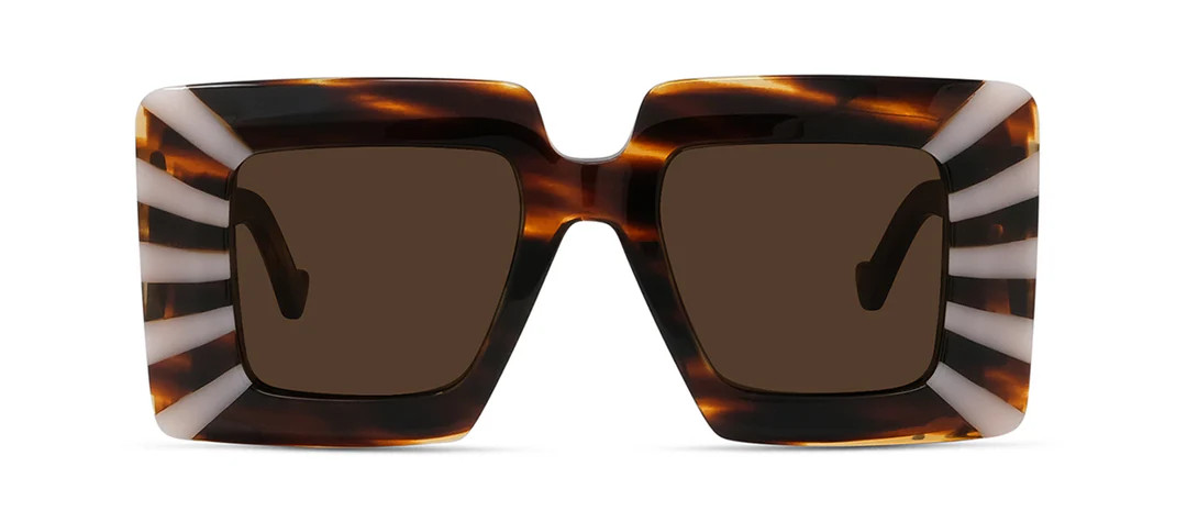 Loewe CHUNKY ANAGRAM LW40090I 56E Butterfly Sunglasses | SOLSTICE