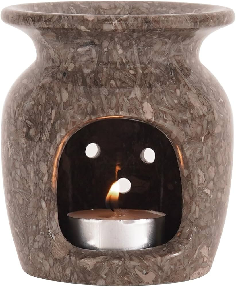 Radicaln Marble Oil Burner 4" Inches Oceanic Handmade Wax Warmer, Ideal Cute Room Décor, Wax Mel... | Amazon (US)