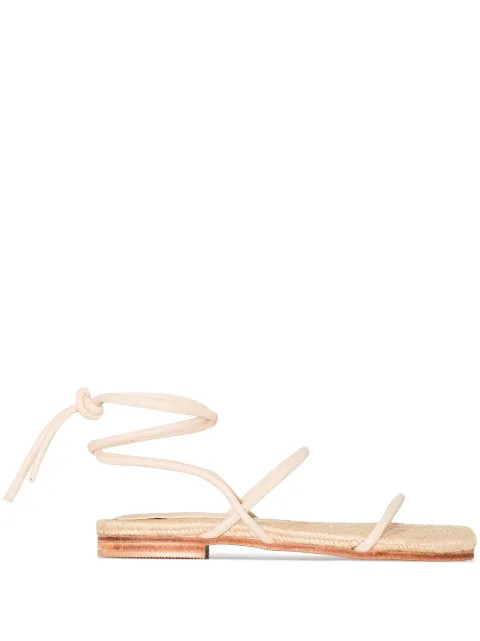 Leo tie-fastening sandals | Farfetch (UK)
