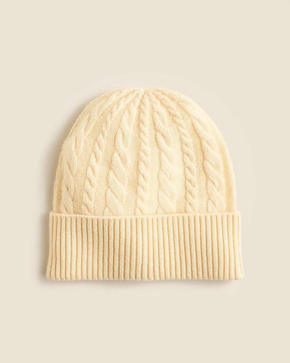 Cashmere cable-knit beanie | J. Crew US