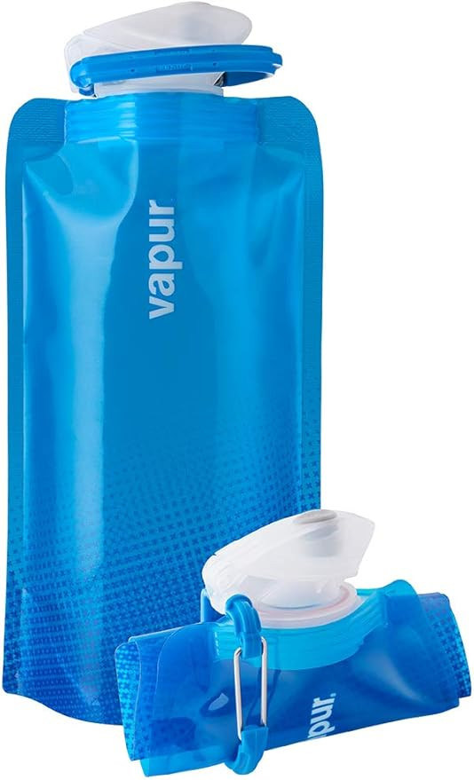 Vapur Flexible, Collapsible Wide Mouth Anti-Bottle with Detachable Carabiner, Convenient, Portabl... | Amazon (US)