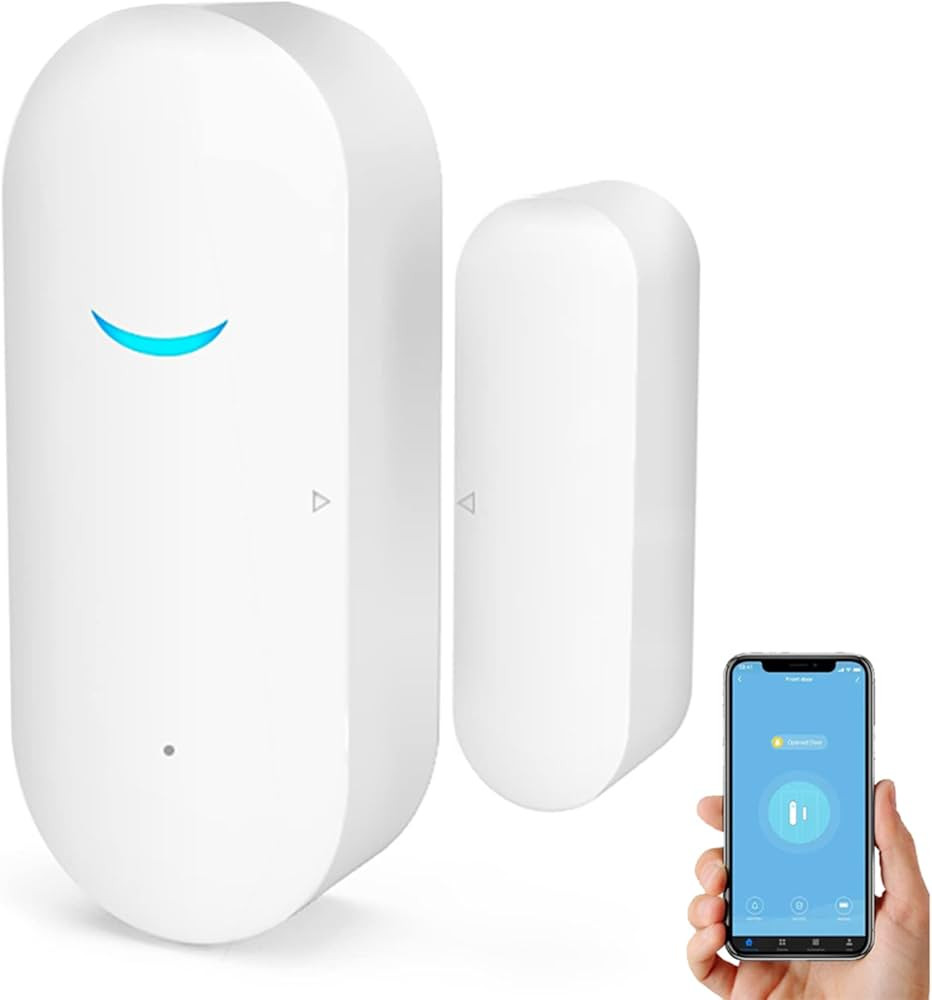 2 Pack WiFi Wireless Door Window Sensor,TUYA Smart Alarm with Free Notification APP Control Home ... | Amazon (US)
