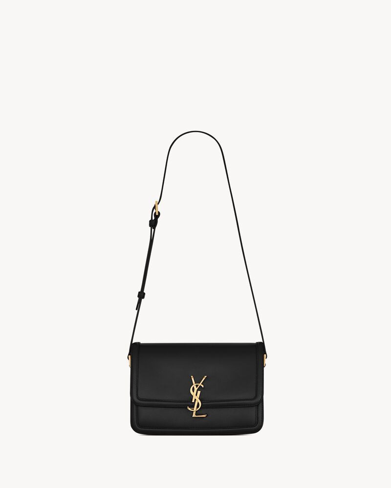 saint laurent monogram satchel bag with front flap and pivoting metal YSL closure, featuring an a... | Saint Laurent Inc. (Global)