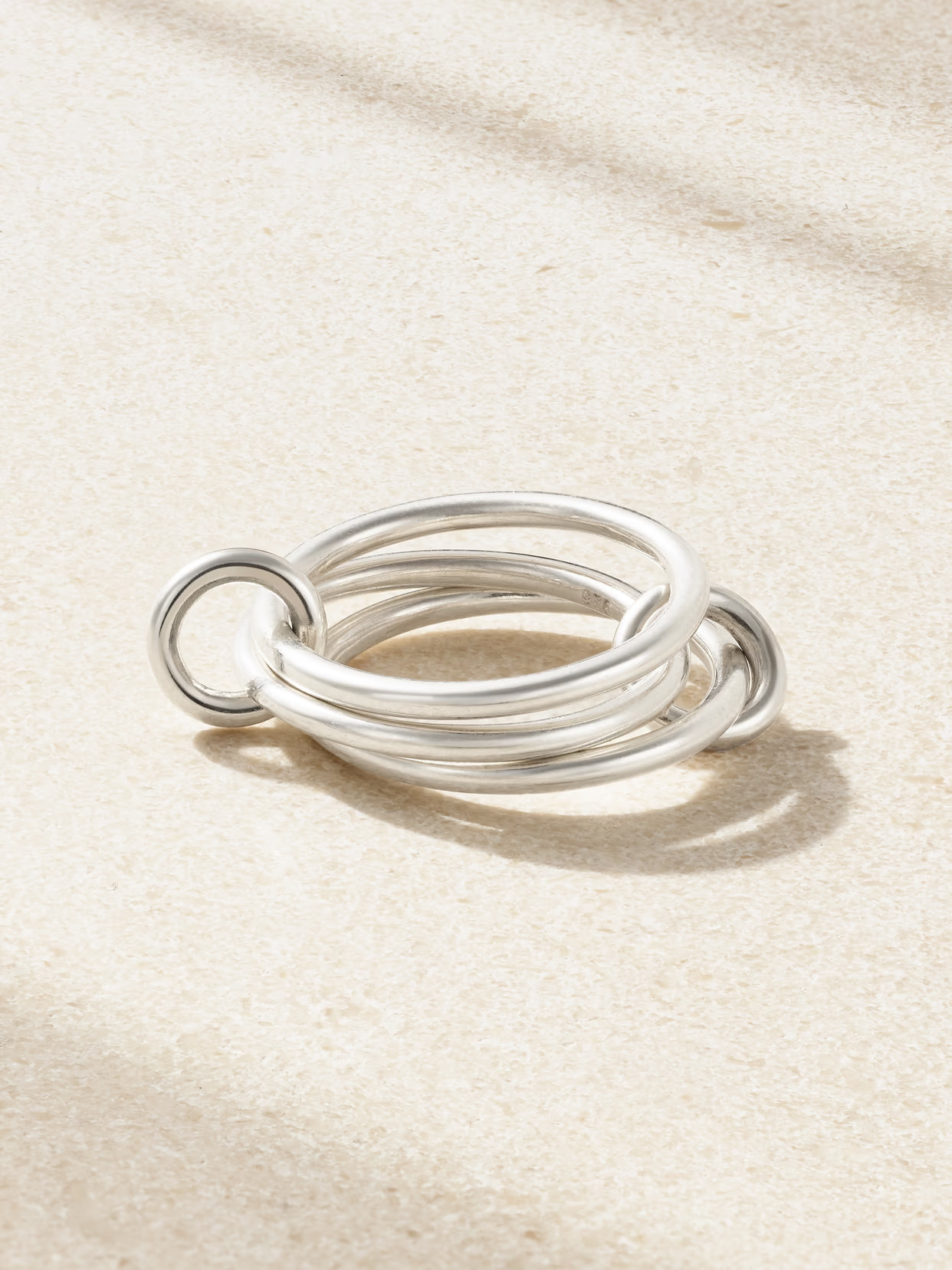 Spinelli Kilcollin - Solarium Set Of Three Sterling Silver Rings - 5 | NET-A-PORTER (US)