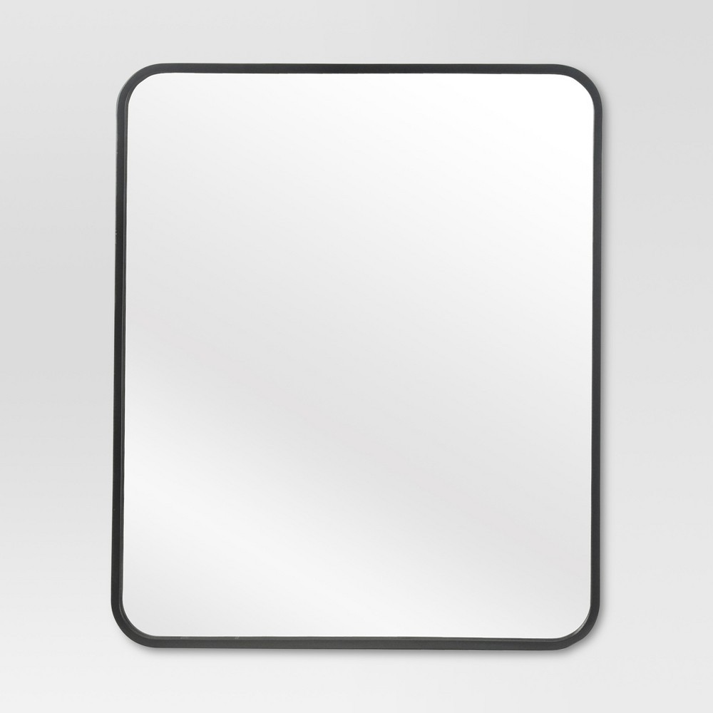 Metal Framed Wall Mirror (20"" X 24"") Black - Project 62 | Target