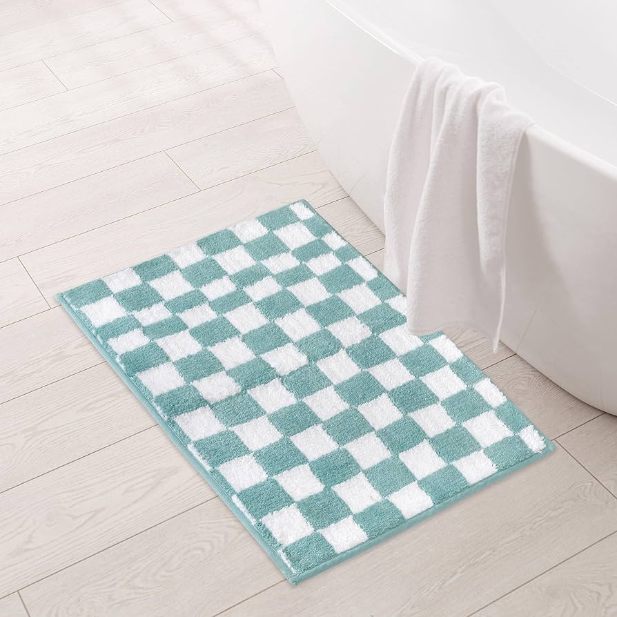 Folkulture Bathroom Rugs or Bath Mats for Bathroom, 100% Cotton Bathrug or Shower Mat, 24" X 17" ... | Amazon (US)