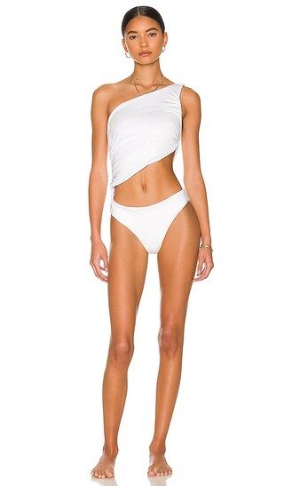 x REVOLVE Bria One Piece in White | Revolve Clothing (Global)