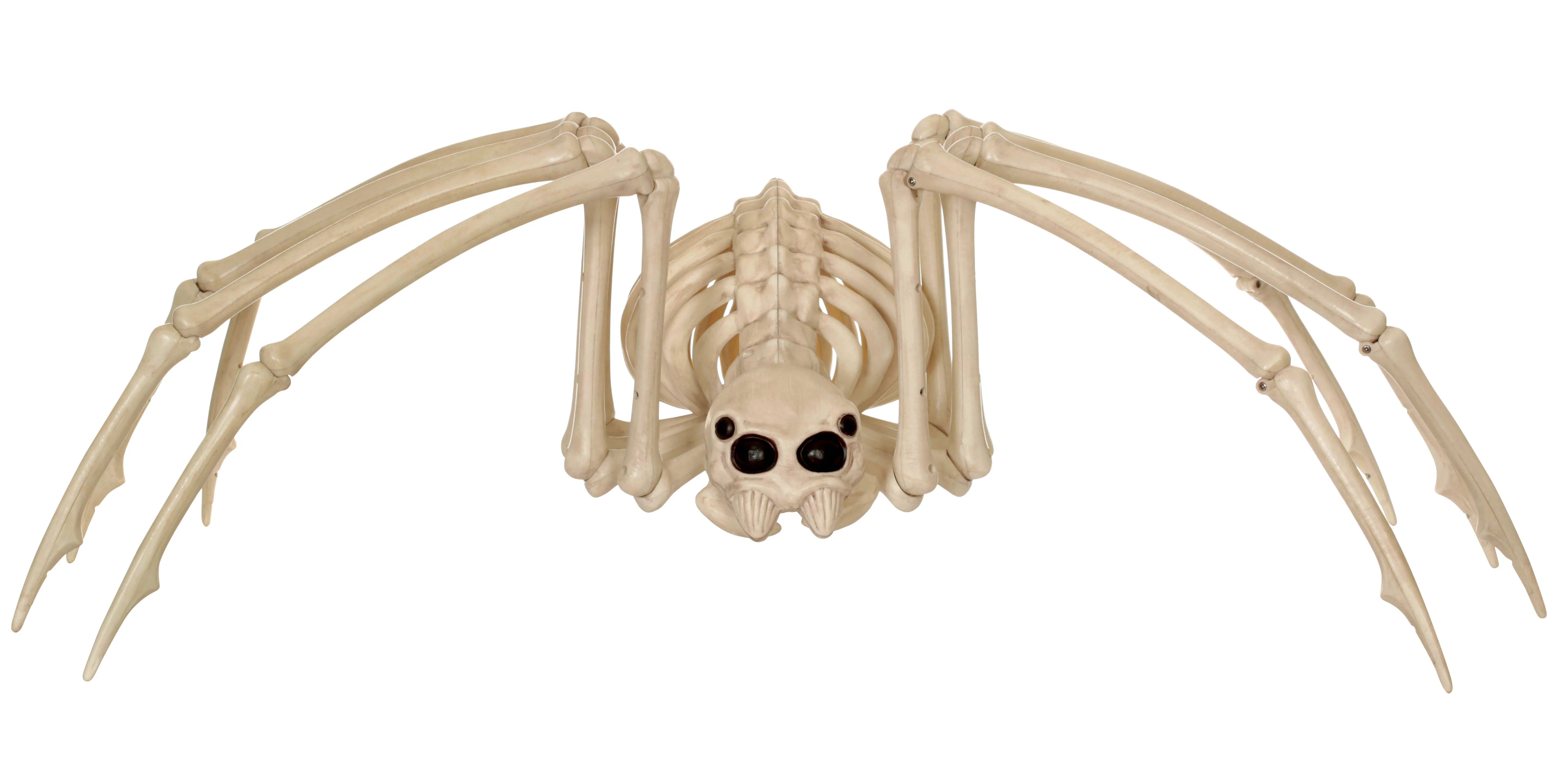 Way to Celebrate Skeleton Spider, Giant 40 Inch Posable Halloween Decoration | Walmart (US)