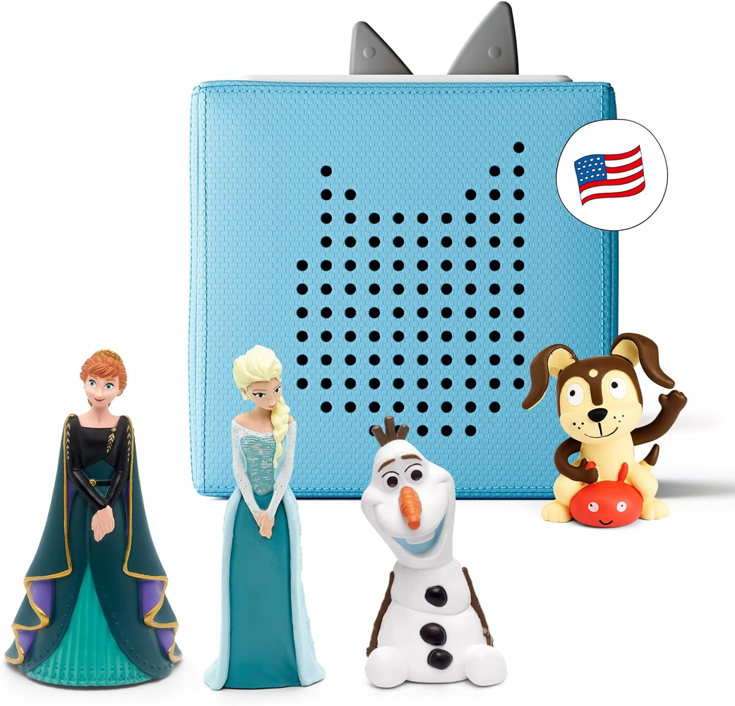 Toniebox Audio Player Starter Set with Elsa, Anna, Olaf, and Playtime Puppy - Listen, Learn, and ... | Amazon (US)