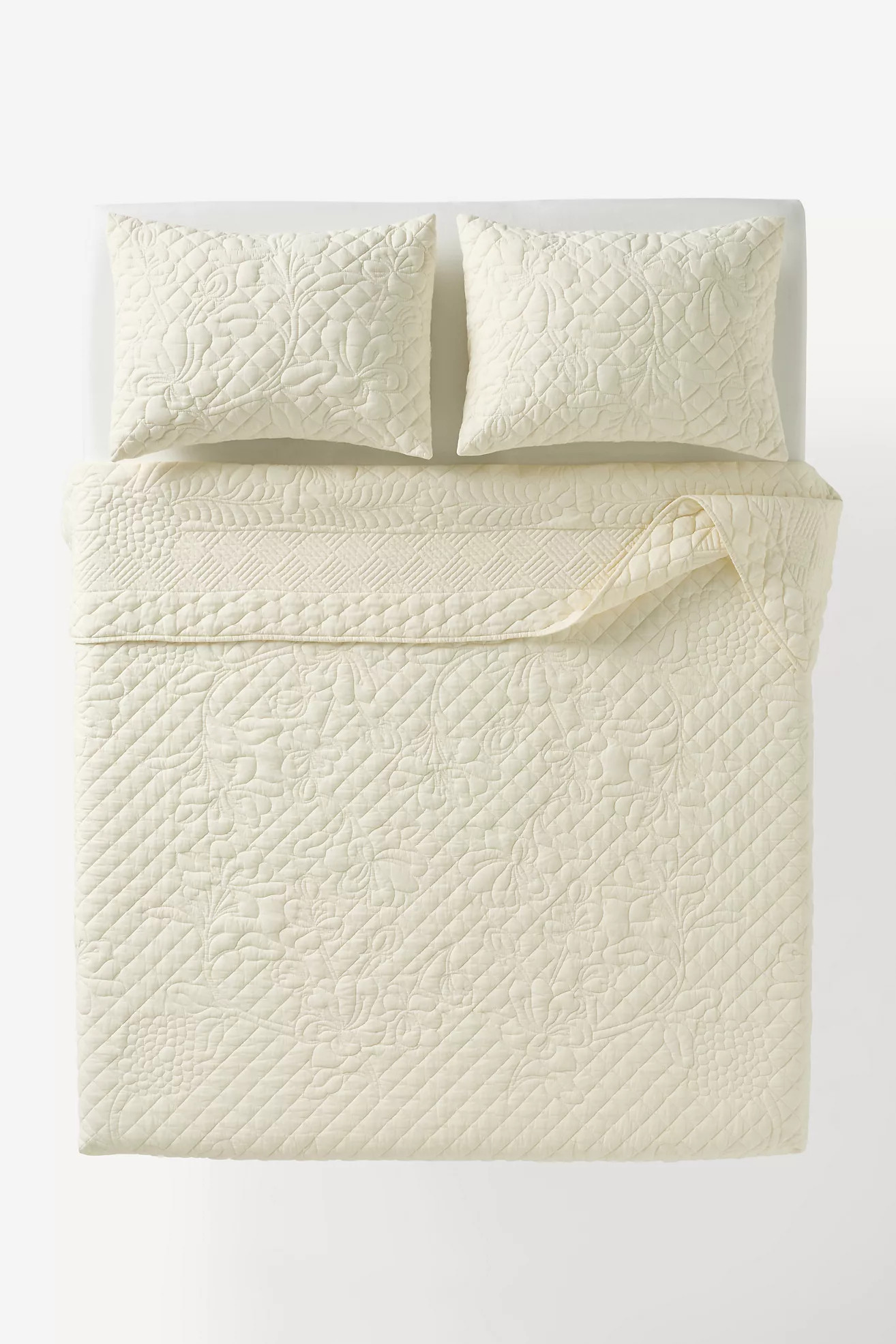 Peyton Cotton Embroidered Coverlet | Anthropologie (US)