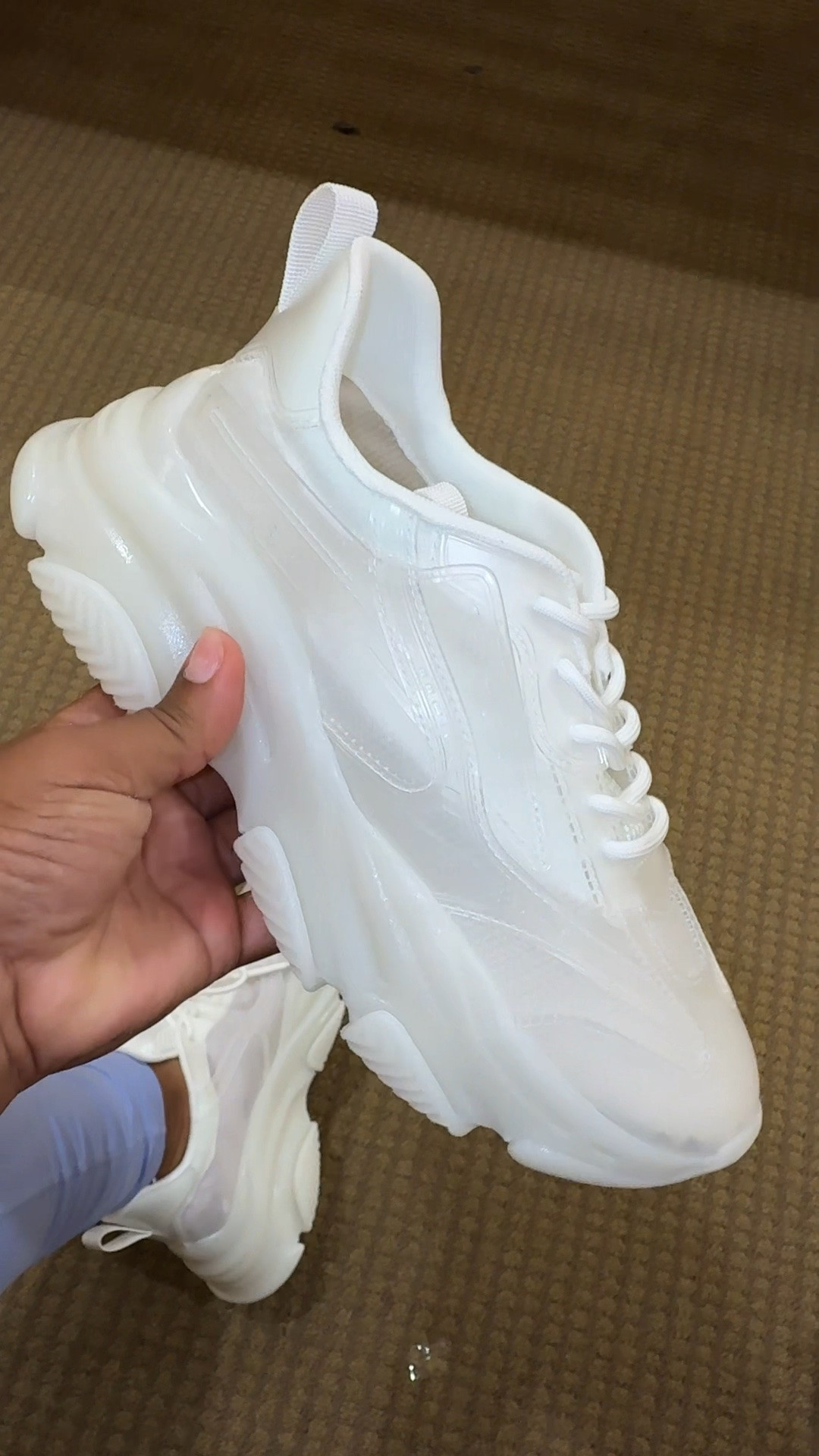 I wasn’t sure how I was going to feel about clear sneakers at first, but these Steve Madden ones are actually SO cute on 😭🤍

They literally go with everything and somehow make even a basic outfit look more put together. Definitely one of those “throw on and go” shoes that still look good.

#LTKStyle #SteveMadden #SneakerStyle #CasualChic #EverydayFashion #ShoeFinds #LTKFashion #OOTD #FashionFinds #SneakerTok