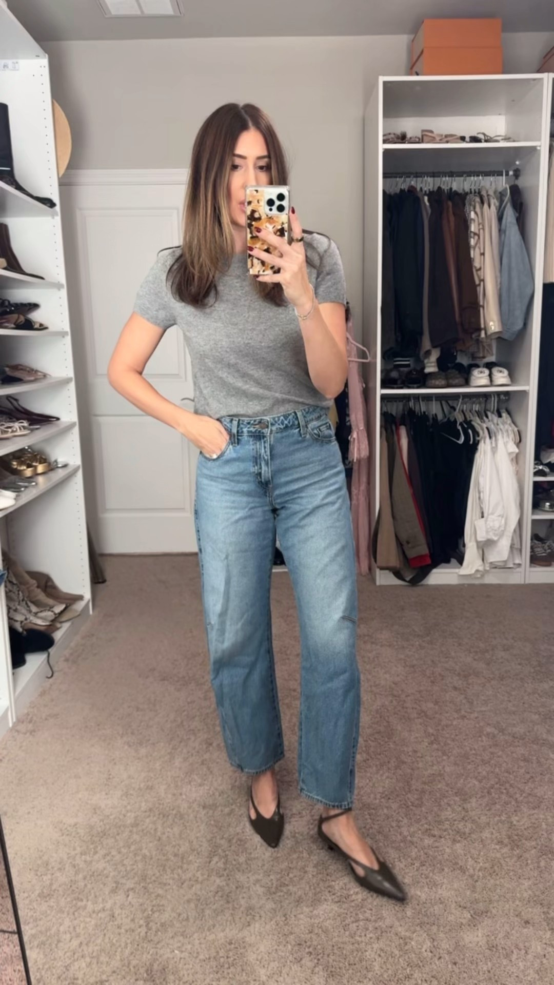 Medium in tee, size 26 in jeans

#LTKFindsUnder100