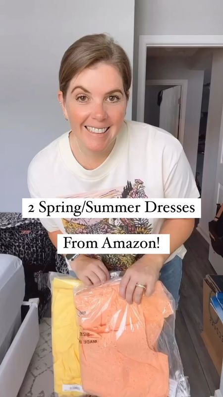2 Amazon dresses that are perfect to dress up or down for Spring and Summer! Both dresses run TTS, both come in several color options and they are also under $70! 

#LTKFindsUnder100 #LTKStyleTip #LTKMidsize