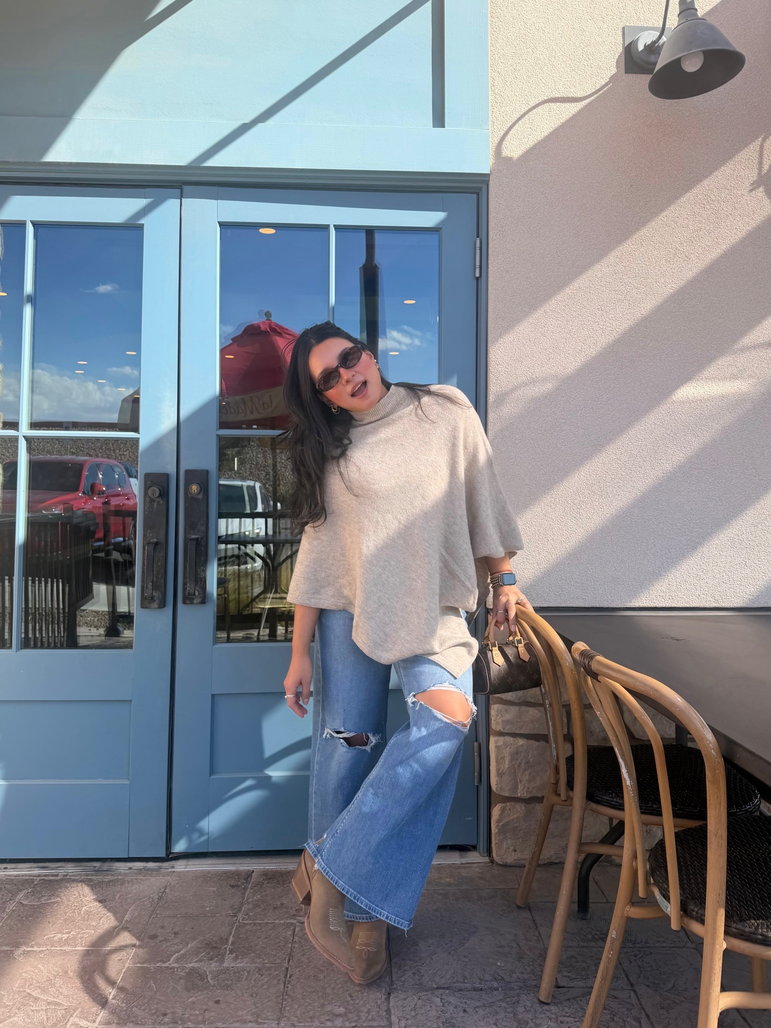 poncho ootd!🧸 — wearing size s/m + jeans size 4s + boots brand: Idyllwind from Boot Barn

#LTKHoliday #LTKootd #LTKCyberWeek