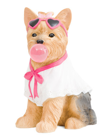 Schnauzer Blowing Bubble Decor | TJ Maxx
