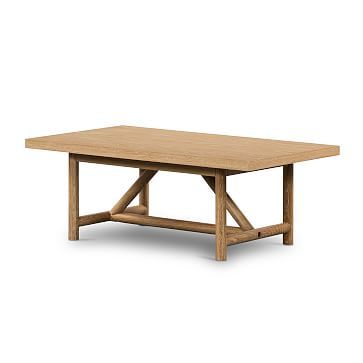 Geometric Oak Base Coffee Table | West Elm (US)