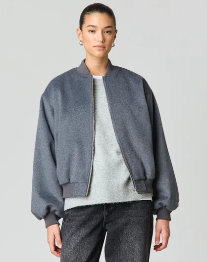 Wool Blend Bomber Jacket | Glassons (Australia)