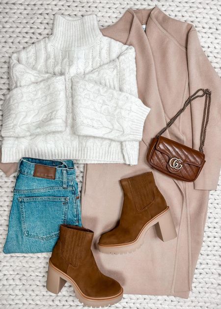 White turtleneck sweater
White sweater
Gucci bag
Mini bag 
Madewell jeans
Fall outfit
Cropped sweater
Suede boots
Suede bootie
#Itkstyletip #Itkseasonal 
#LTKholiday 
#LTKitbag #LTKstyletip #LTKshoecrush #LTKHoliday #LTKGiftGuide 