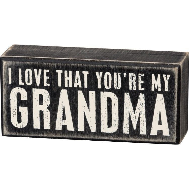 My Grandma Box Sign | Wilson Home Decor