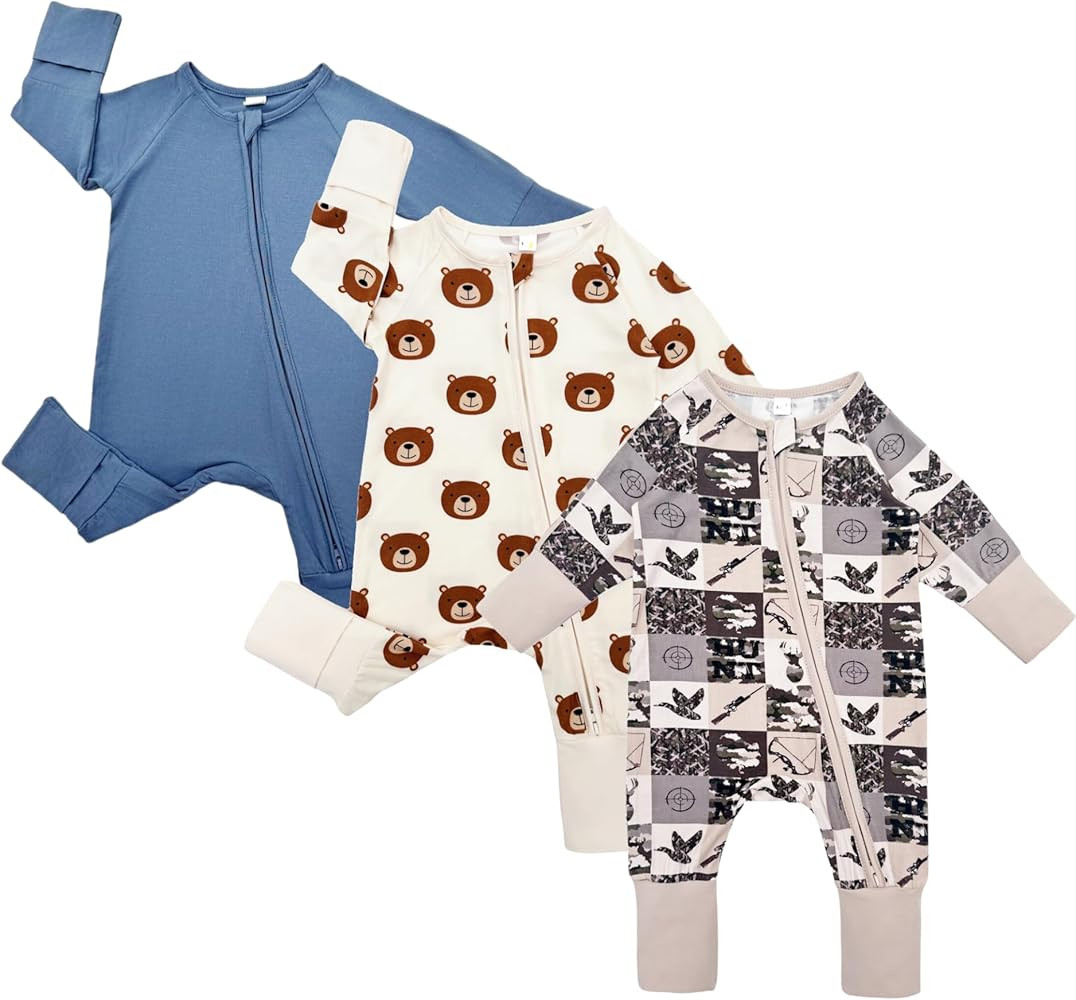 Bow Dream Infant Boys Girls Clothes Newborn Bamboo Rayon Baby girl Romper baby boy Bodysuit Jumps... | Amazon (US)