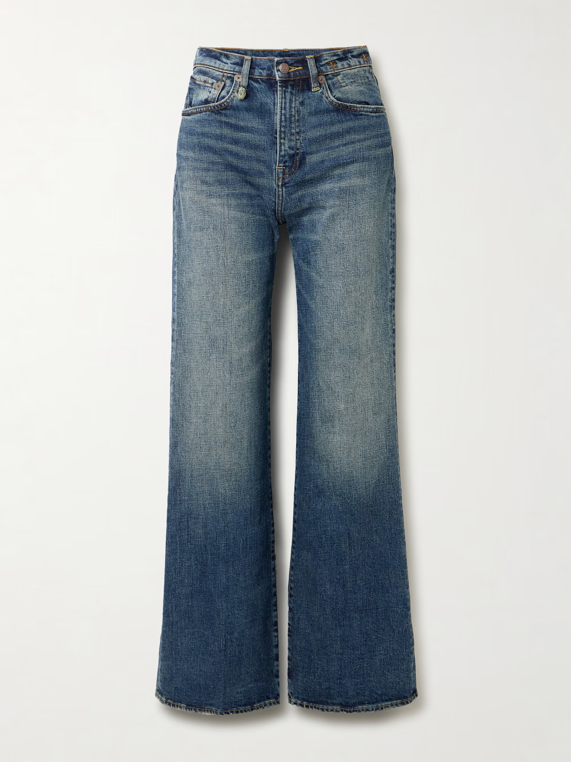 Charlotte distressed high-rise bootcut jeans | NET-A-PORTER APAC