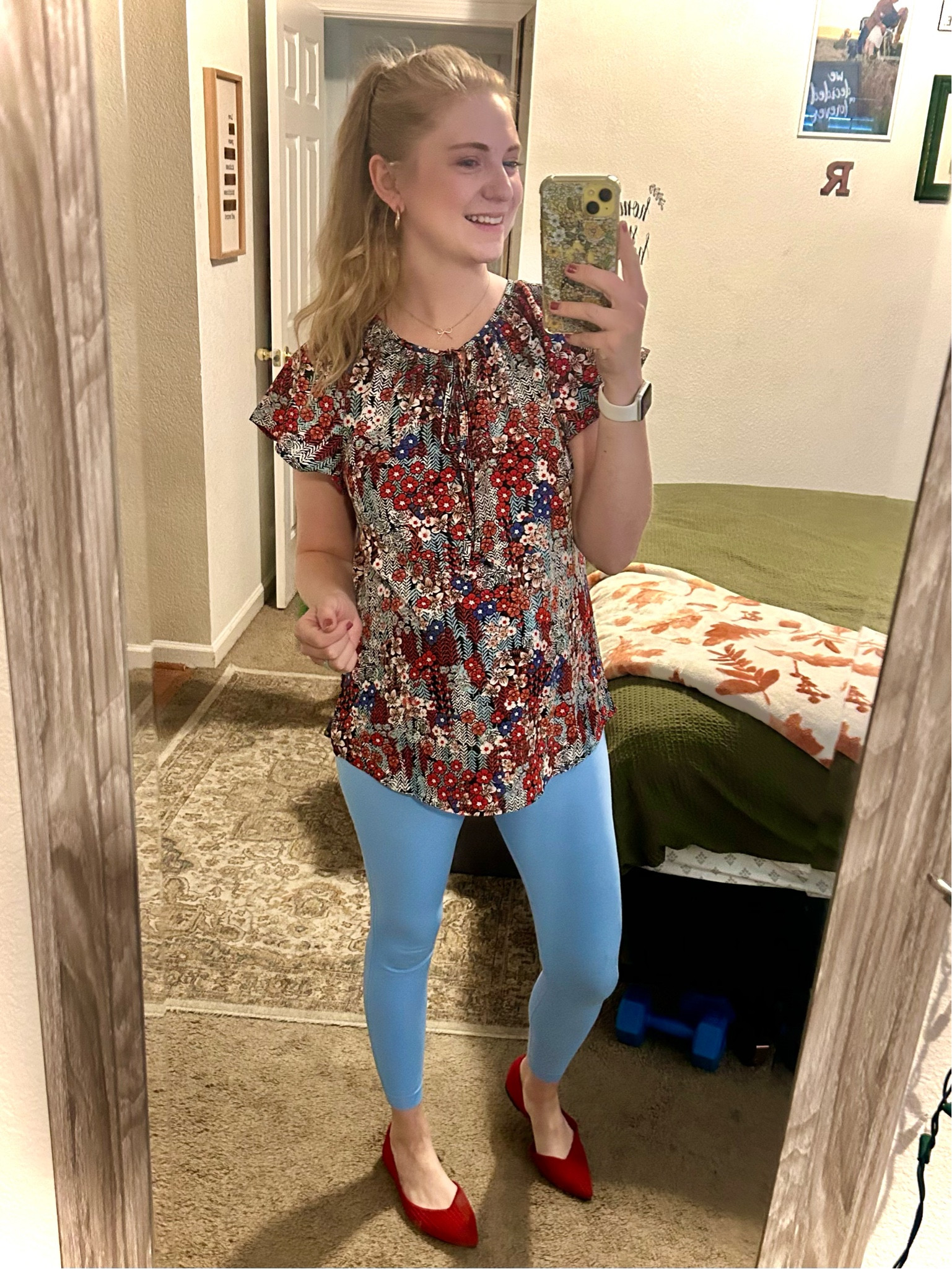 Cutest floral top for summer under $25!
Love this print and it’s loose and flowy- maternity friendly. Wearing it at 24 weeks! 🤰
These maternity leggings are so supportive and comfy. They have a full panel that doesn’t slide down like most maternity jeans. 

#LTKStyleTip #LTKBump #LTKSeasonal