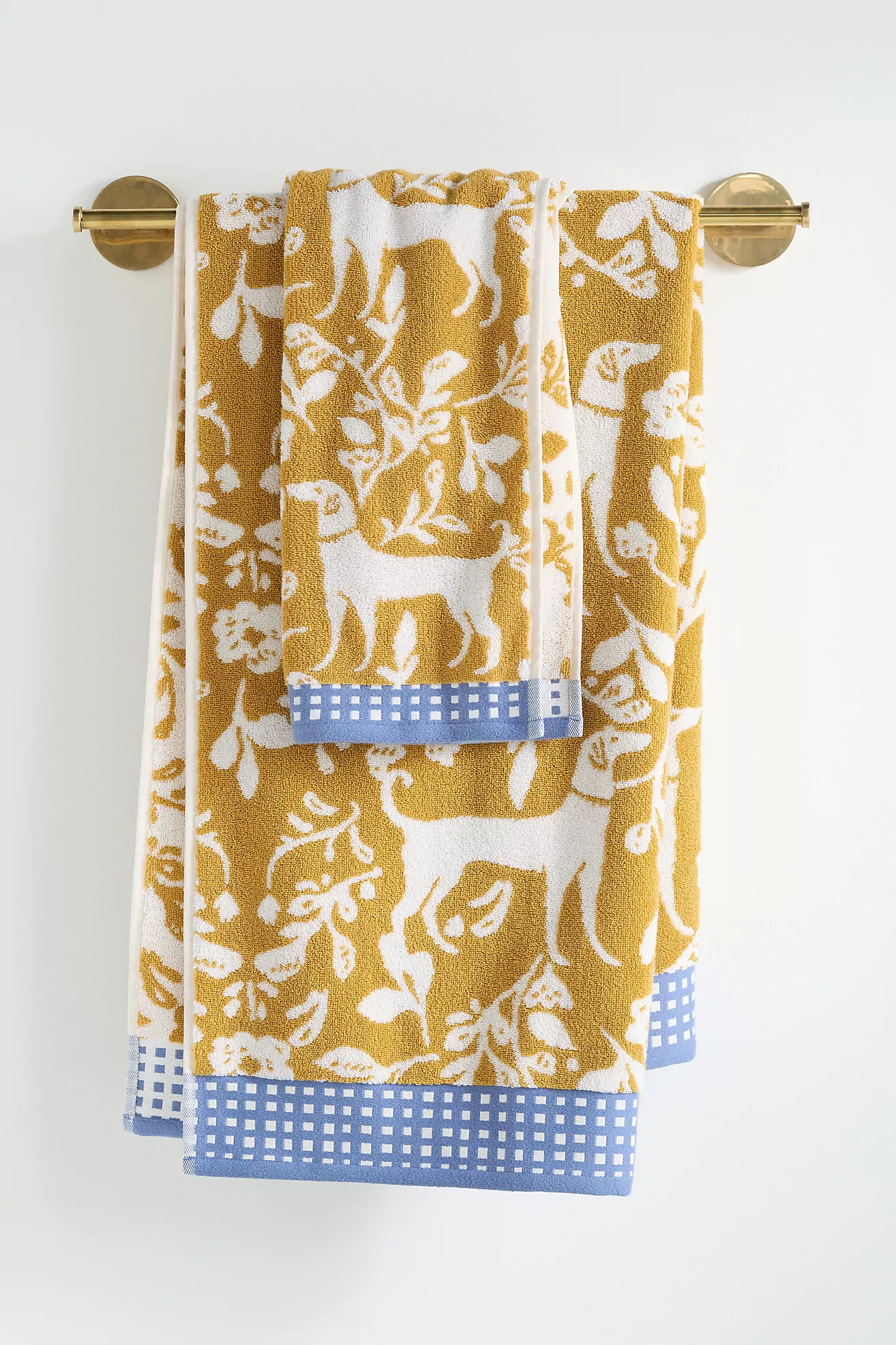 Penny Pup Cotton Woven Towel Collection | Anthropologie (US)