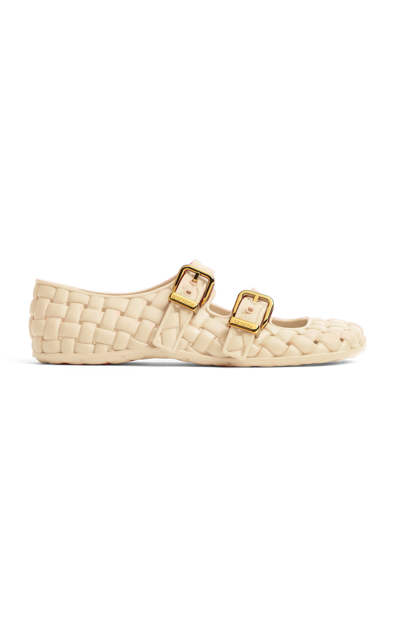 Bottega Veneta Amy Mary-Jane Rubber Ballet Flats - Moda Operandi | Moda Operandi (Global)