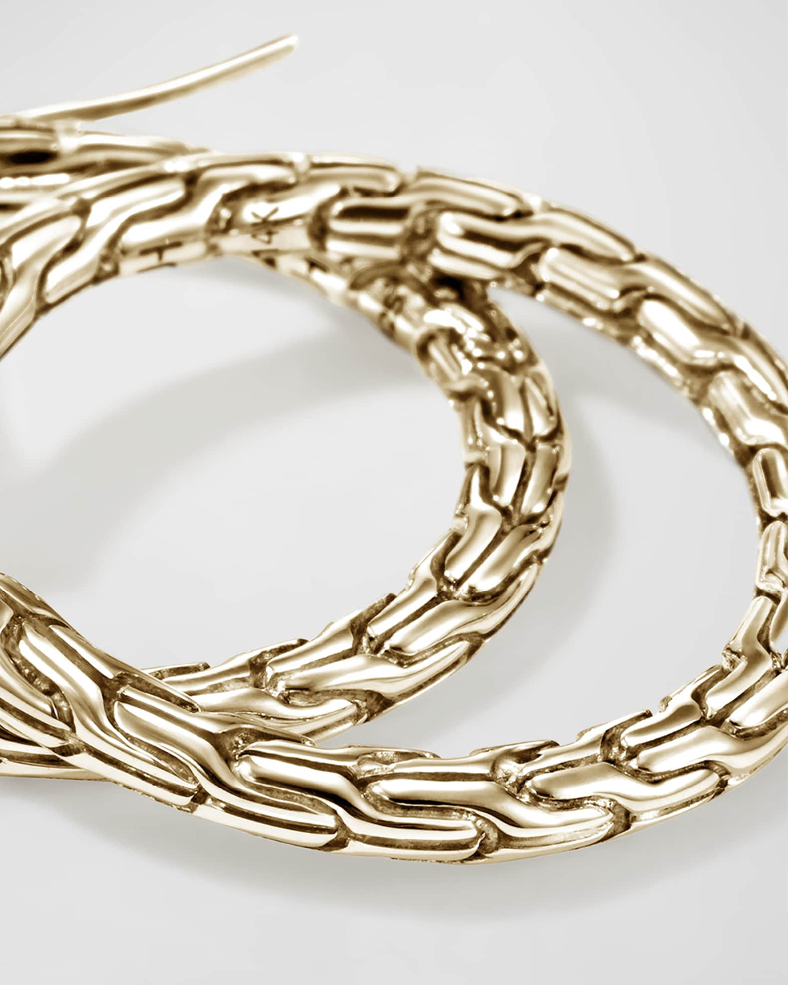 JH Essential 14K Gold Hoop Earrings | Neiman Marcus