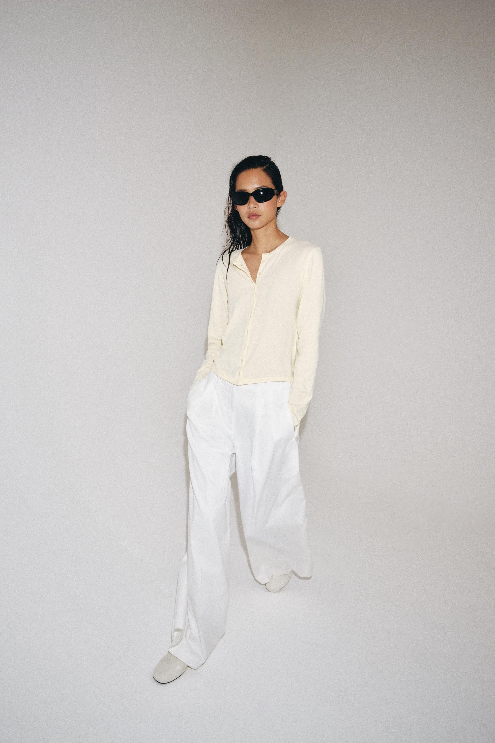 100% COTTON BUTTON T-SHIRT | Zara US