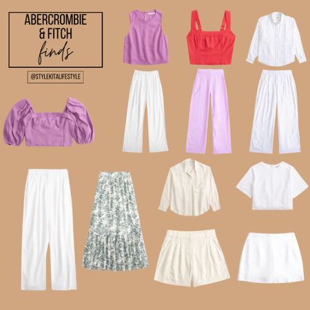 Abercrombie & Fitch Linen Finds 

#LTKstyletip