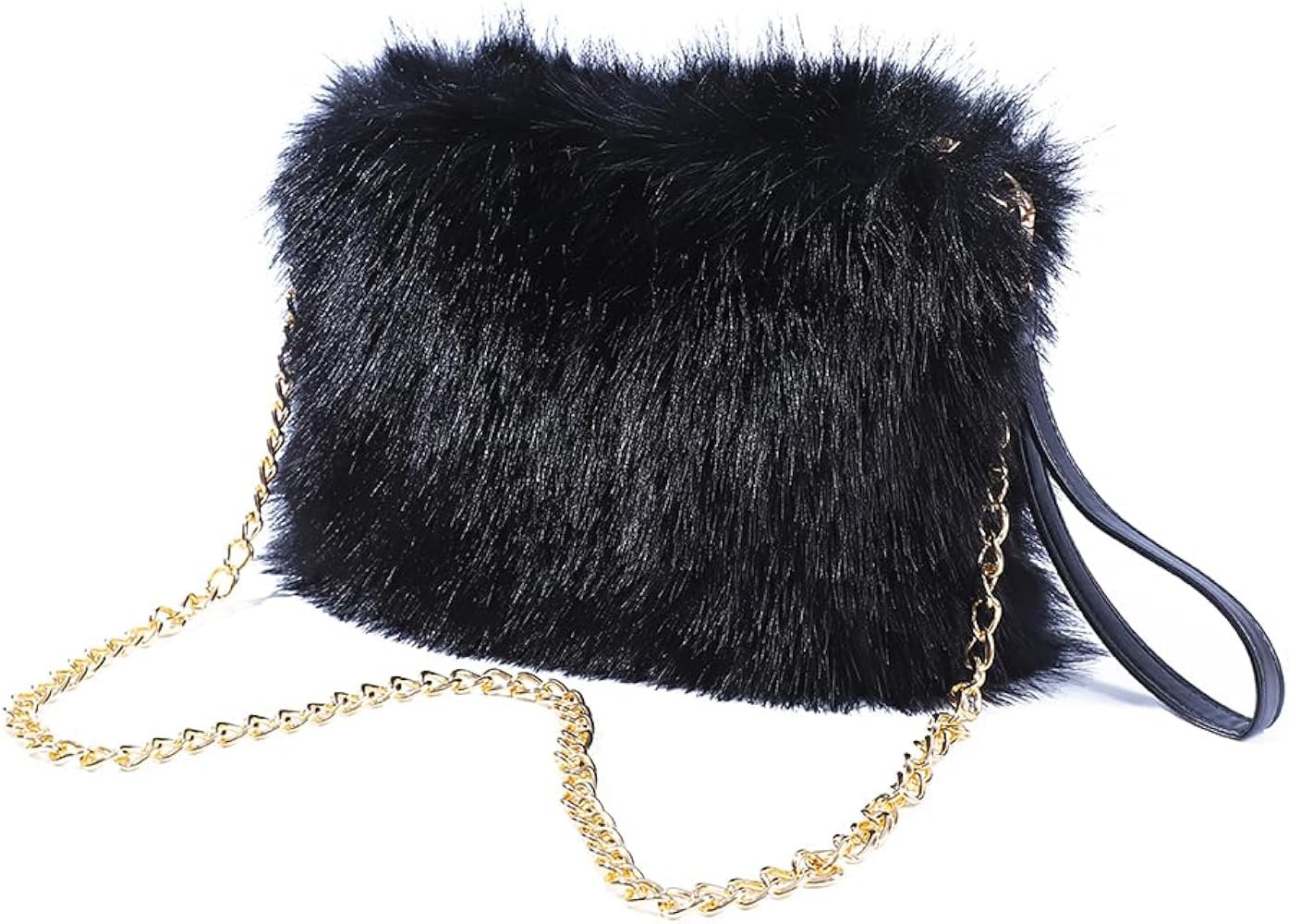 ZOSCGJMY Evening Faux Fur Handbags for Women Furry Fluffy Fuzzy Bags Purse Crossbody Shoulder Str... | Amazon (US)