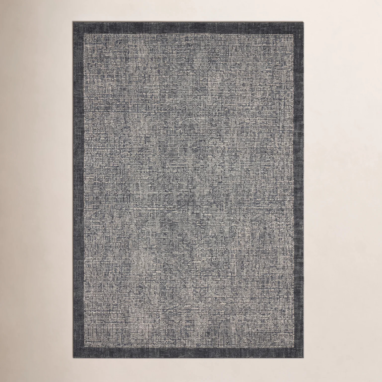 Magnolia Home by Joanna Gaines x Loloi Henley Ivory / Charcoal Area Rug | Wayfair North America